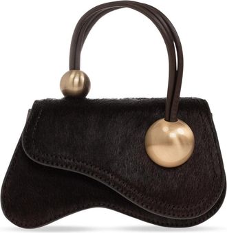Cult Gaia Kazia Nano Bag - Dames - Handtassen - Bruin - ONE Size - Leer - Tassen