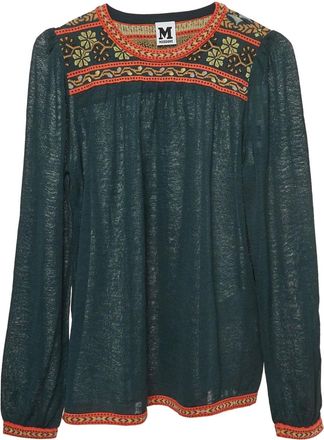 Missoni Top con ricamo - Verde