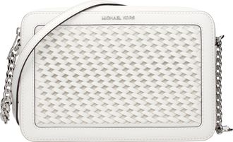 Michael Kors White Leather Crossbody Womens Bag