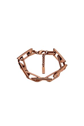 Diesel Stainless steel chain bracelet - Bracelets - Unisex - Brown