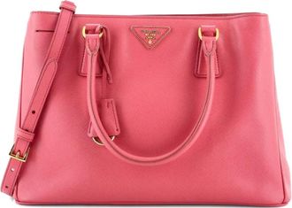 Prada Gardeners Saffiano Leather Medium tote bag - Rosa
