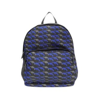 Prada Pre-owned Zaino Tessuto Stampato - - Pre-owned - Donna - Blu - ONE SIZE