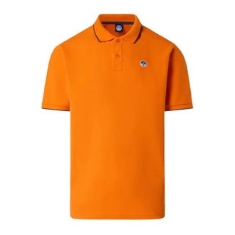 North Sails Polo Shirts, male, Orange, Size: 3XL Polo 692452