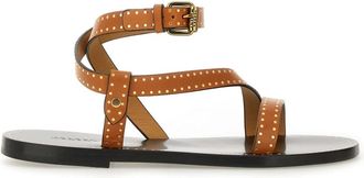 Isabel Marant Jopee Sandalen - Dames - Schoenen - Bruin - Maat: 37 EU Leer