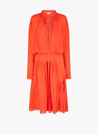 Dries Van Noten Denvo 3112 W.w.dress Red