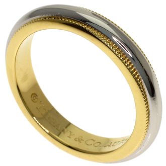 Tiffany & Co. Platinum Yellow Gold Yellow Gold (18K) Platinum 950 Band Ring (Pre-Owned)