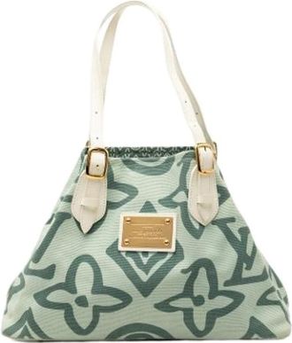 Louis Vuitton Pre-owned Handbags, female, Green, Size: ONE SIZE Pre-owned The Tahitienne Cabas PM
