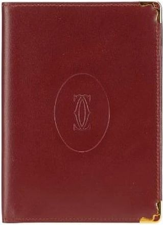 Cartier Pre-owned Wallets, female, Red, Size: ONE SIZE Pre-owned Leather wallets