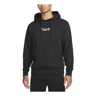 Nike Club Fleece Pullover Soccer Hoodie Black FB6575-010