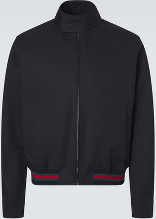 Gucci Web Stripe cotton twill jacket