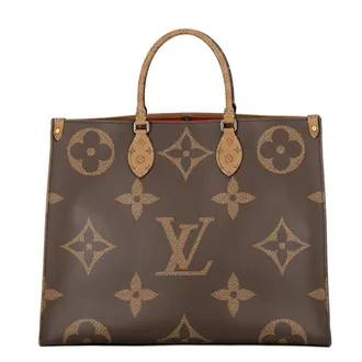 Louis Vuitton Monogram Reverse Red Color Monogram Reverse Handbag Shoulder Bag Tote Bag (Pre-Owned)