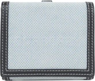 Burberry Pre-owned Wallets, female, Blue, Size: ONE SIZE Pre-owned Canvas Wallet