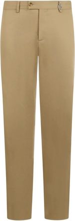 Philipp Plein Pantaloni Lunghi Chinos Slim Fit - - Trousers - Uomo - Beige - 6XL