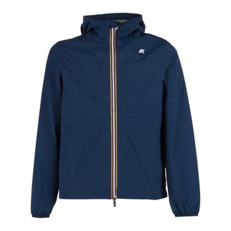 K-Way Jack Stretch Nylon Jersey Corto - male - K-Way - Light Jackets - Blue - S - Jackets