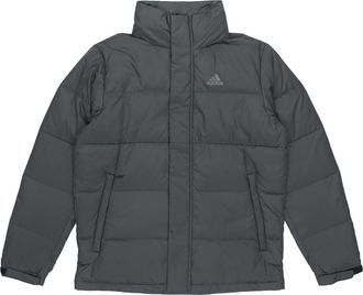 adidas Logo Print Casual Warm Sport Down Jacket Male Black GF0060