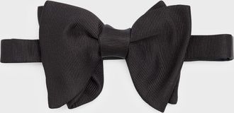 Tom Ford Mens Large Grosgrain Bow Tie