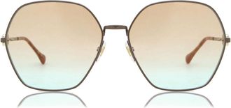 Gucci GG1335S 004 Womens Sunglasses Brown Size 62 - Free RX Lenses - Free RX Lenses