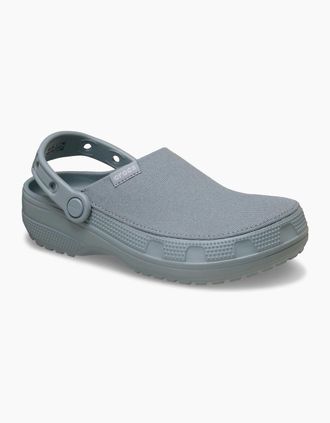 Crocs Womens Crocs Classic Crafted Textile Womens Concrete Clogs - Grey - Size: UK 3 / eu 36/37 / us m4w6