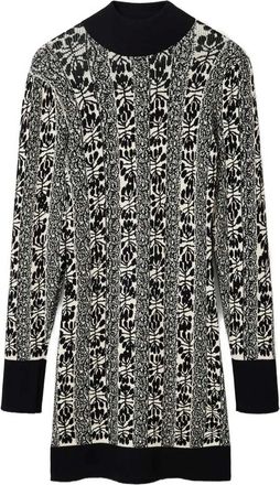 Desigual Abito corto M. Christian Lacroix a fiori - Nero