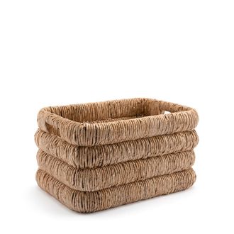 AM.PM Rechthoekige gevlochten mand, Marilo