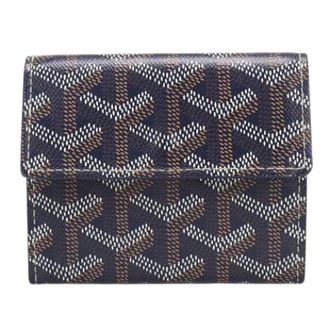Goyard Pre-owned Portemonnee (bi-fold) - unisex - Vintage Accessoires - Blauw - ONE Size - Vintage