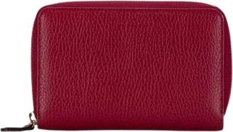 Gucci Pre-owned Wallets, female, Red, Size: ONE SIZE Pre-owned Leather wallets