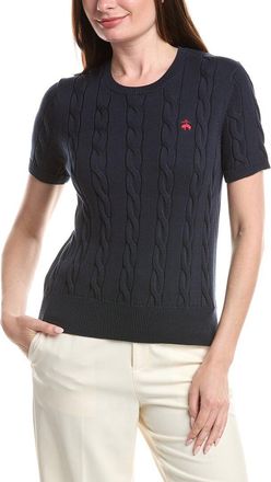 Brooks Brothers Cable Crewneck Sweater