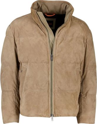 HUGO BOSS Heren, Jassen, Bruin, Maat: 3XL Leer