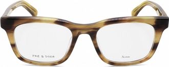 Rag & Bone Mens Brown Rectangular Eyeglass Frames RNB8002/G-1