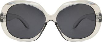 Montana Eyewear MP63 Polarized MP63B Womens Sunglasses Grey Size 60