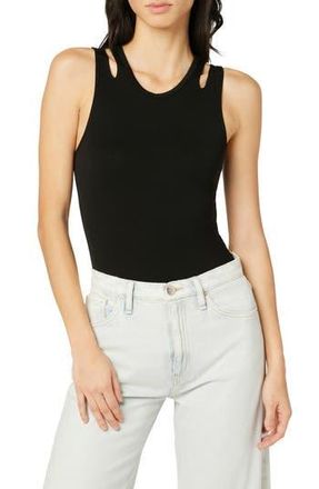 Hudson Cutout Sleeveless Bodysuit in Black at Nordstrom Rack, Size Large