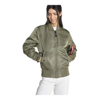 Alpha Industries Ma-1 Jacket - Dames - Bomber jackets - Groen - L - Nylon - Jassen