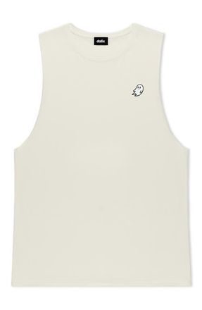 Dalix Ghost Lightweight Jersey Tank in Ecru at Nordstrom, Size Xx-Large