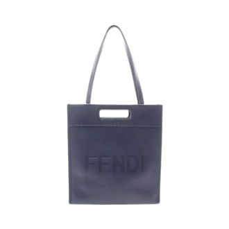 Fendi Pre-owned Tote Bags, female, Blue, Size: ONE SIZE Pre-owned Vintage Tote Bag