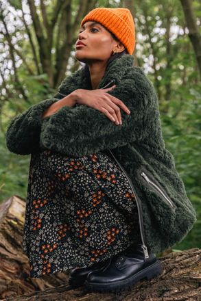 Roman Teddy Borg Jacket