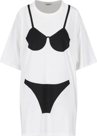 Vaquera White Graphic Cotton T-Shirt