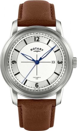 Rotary RGS10005-06 Mens Heritage Field Watch - Silver - One Size