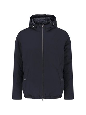 Herno Black Resort 4-Way Nylon Hoodie