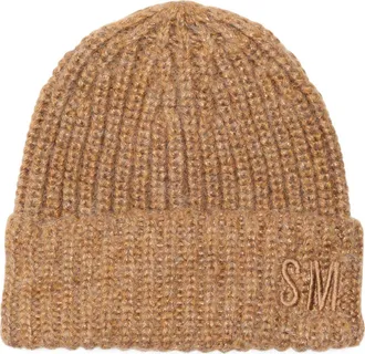 Steve Madden Marled Knit Cuffed Beanie in Camel Multi at Nordstrom Rack