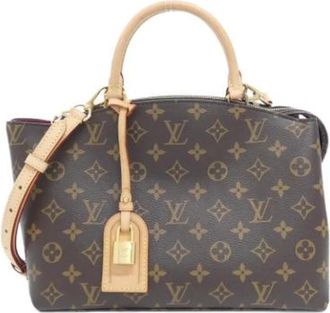 Louis Vuitton Pre-owned Vintage Canvas Handbag - Dames - Vintage Handtas - Bruin - ONE Size - Vintage