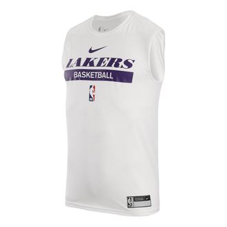 Nike x NBA LOS ANGELES LAKERS Dri-FIT Sleeveless T-shirt White DR6771-100