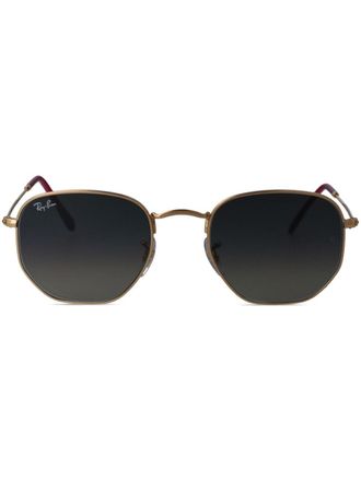 Ray-Ban Occhiali da sole geometrici - Oro