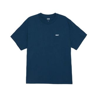 Obey T-Shirts, male, Blue, Size: XL T-Shirts