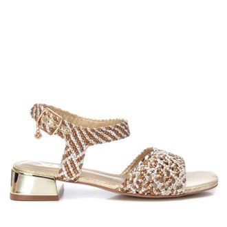 Xti Womens Low Heel Sandals In Gold