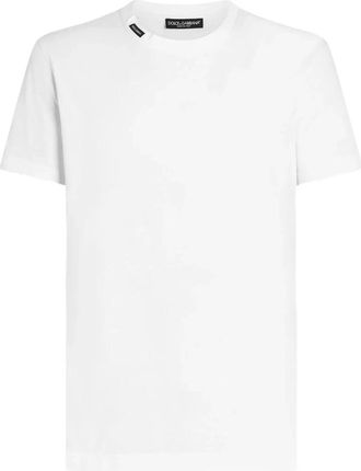 Dolce & Gabbana W0800 T-shirt - Heren - T-shirts - Wit - S - Katoen - Tops