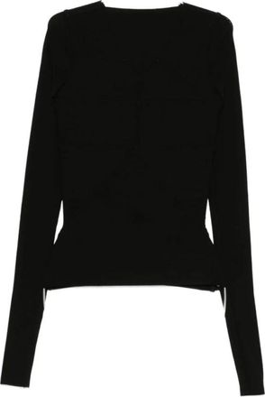 Rick Owens Top met lange mouwen - Dames - Longsleeves - Zwart - L - Tops