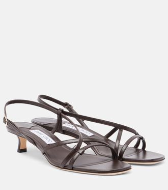 Jimmy Choo London Farris leather sandals