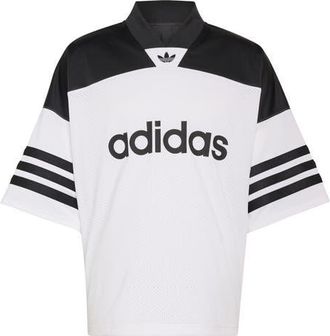 adidas Performance Mesh Graphic Jersey in White/black at Nordstrom, Size Xx-Large