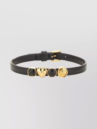 Dolce & Gabbana heart detail bracelet gold accents