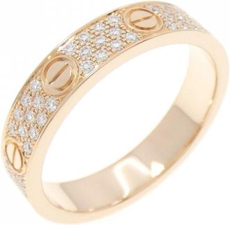 Cartier Love Pink Gold Pink Gold (18K) Band Ring (Pre-Owned)